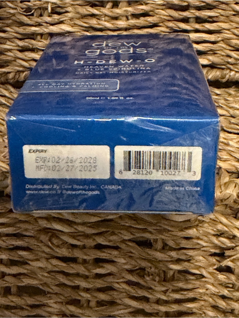 DEW OF THE GODS H-DEW-O Heaven Water + Blue Spirulina Daily Gel Moisturizer NWT - Picture 4 of 4
